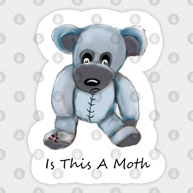 Is this a moth Sticker by msmart